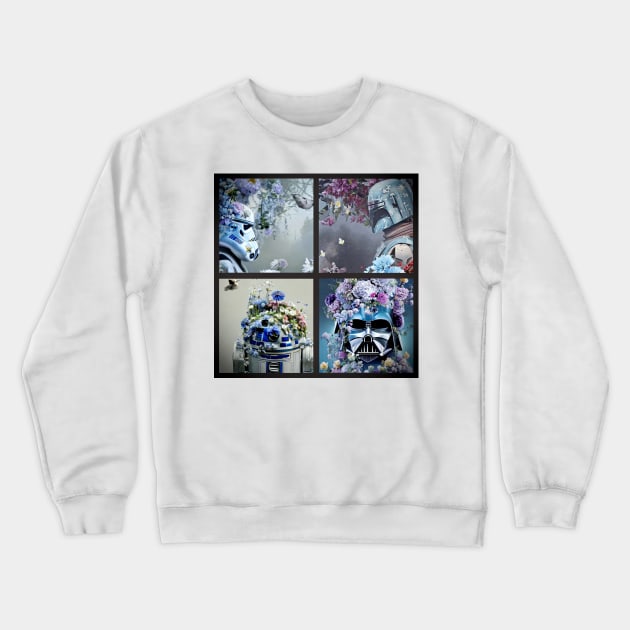 Flowers -  No War Crewneck Sweatshirt by tonyleone